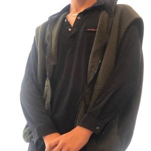 Fuzzy green vest☘️